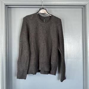 Kuhl Gray Wool Blend Long Sleeved Women's Sweater Rolled Neck sz M Minimalist